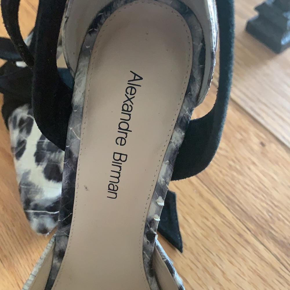 Leopard print python heels - Picture 3 of 6
